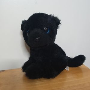 Black Blue Eyed Fiesta Plush Cat